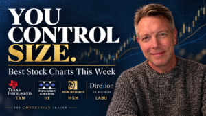 Best Stock Charts This Week: TXN, HE, MGM and LABU—How Big Should You Go?
